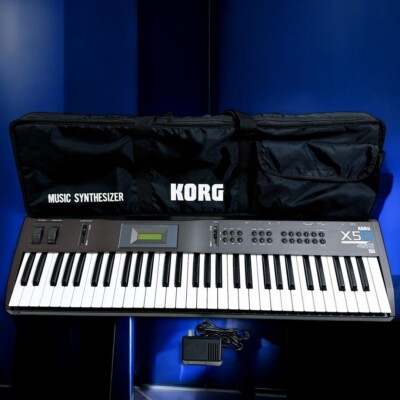 Korg X5D Keyboard Synthesizer Sound Module Multi-effects Tested