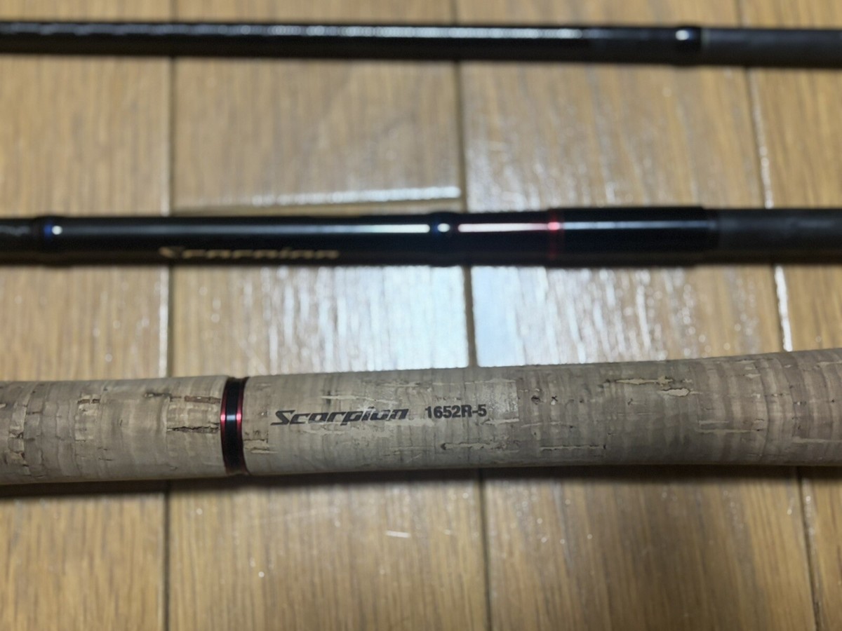 Shimano : Scorpion 1652R-5, Baitcasting Travel Rod, 5 piece