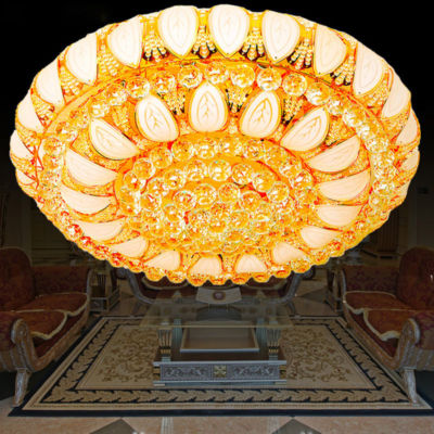 Crystal Ceiling Lighting Metal Chandelier Bedroom Pendant Lamp LED Fixtures Yc.K