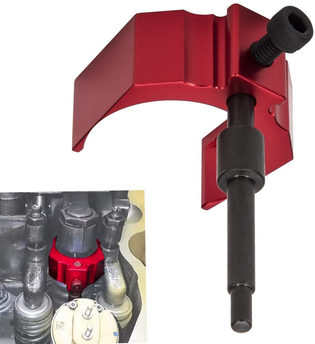 Injector Height Adjustment Gauge Tool 9U-7227 Red Fits CAT 3406E