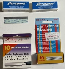 Hair Stylist Assorted Hair Shaper Blades Personna Feather Styling Razor Fromm