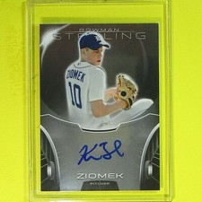 KEVIN ZIOMEK  2013  AUTO.  BOWMAN STERLING #BSAPKZ   Detroit Tigers