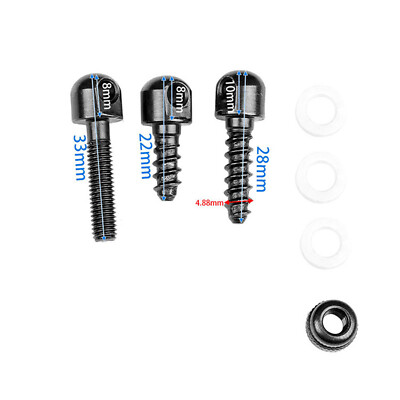 3PCS/Set Quick Detach Sling Swivel Studs Wood Screw Studs Gun Sling Mounting