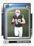 RATED ROOKIE CARD BROCK BOWERS Las Vegas Raiders 2024 Donruss Optic Card #215