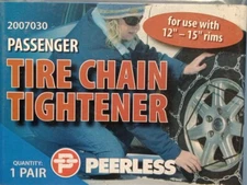 Peerless Car Tire Chain Rubber Tightener Adjuster Tensioner #2007030, 1 pair