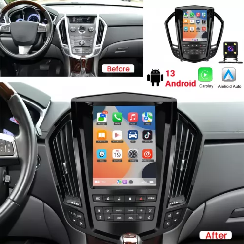 For Cadillac SRX 2009-2012 9.7" Android 12 Car Stereo Radio GPS BT Apple Carplay - Foto 1 di 16