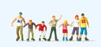 Preiser H0 10496 Figuren-Set Inlineskater 1:87