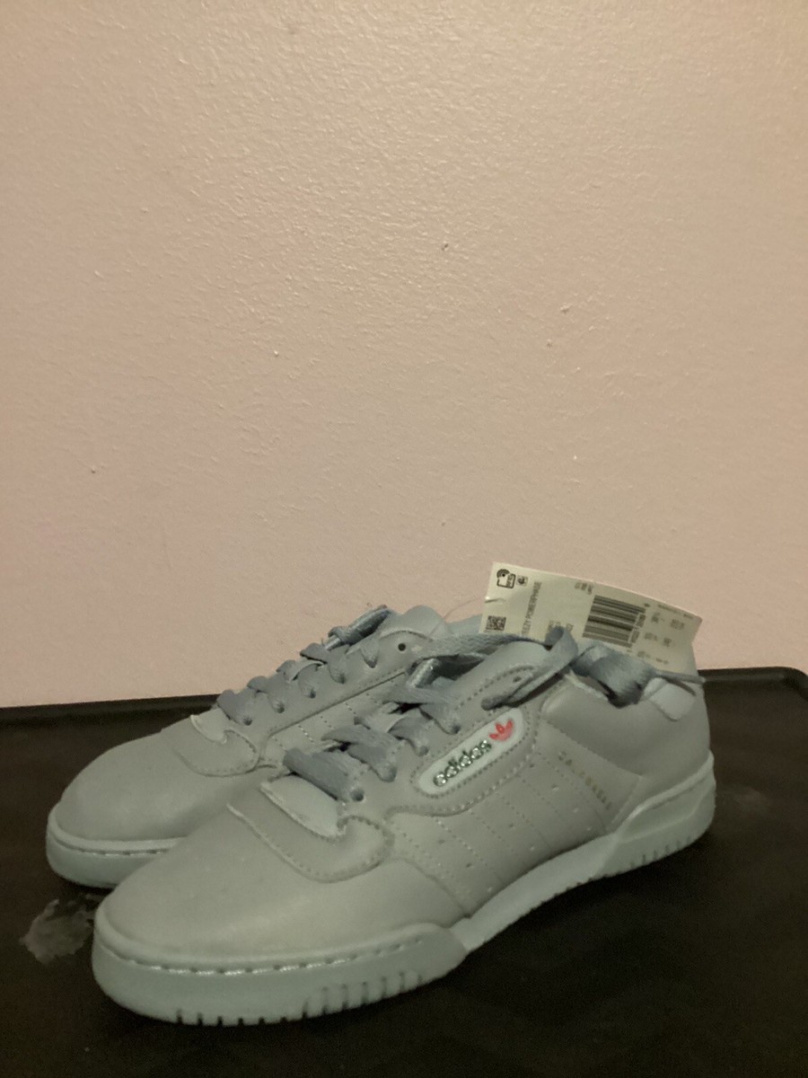 adidas gazelle silver green womens Shop Grey Mens adidas Yeezy Powerphase Lace Up Sneakers – Shoebacca main image 1