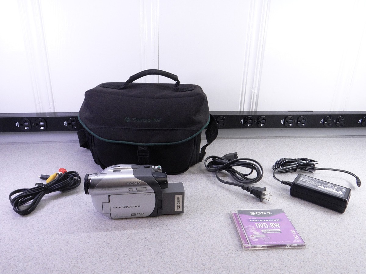 Sony Handycam DCR-DVD105 Mini DVD Camcorder Night Shot Plus