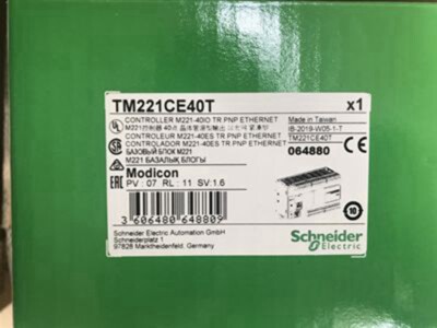One Schneider TM221CE40T PLC Module Expedited Shipping New In Box