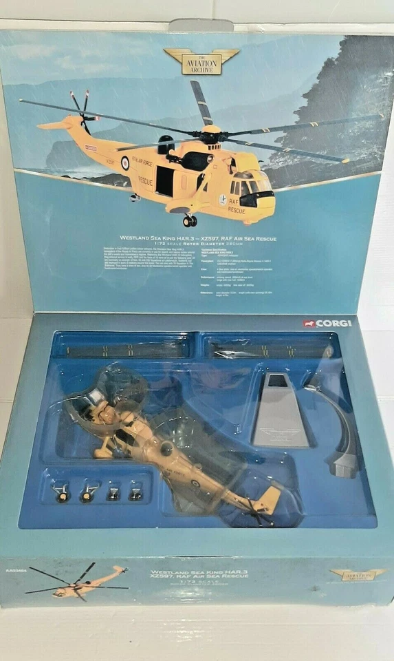 ELICOTTERO WESTLAND SEA KING HAR 3 -XZ597 AA33404 CORGI SCALA  1:72 - Immagine 2 di 3