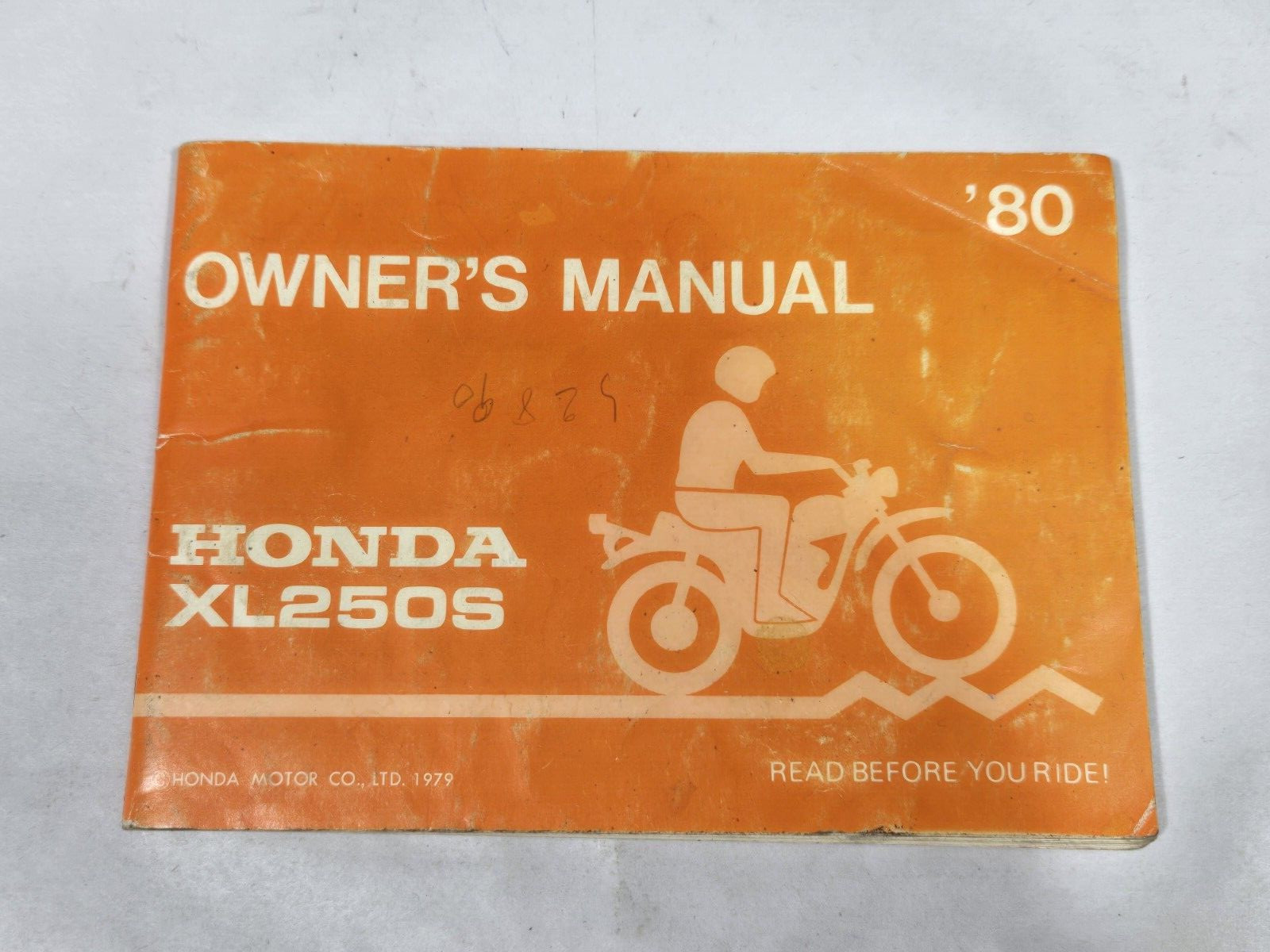 1980 Honda XL250S Owner's Manual, XL250 1980 Honda XL250S Owner's Manual, XL250