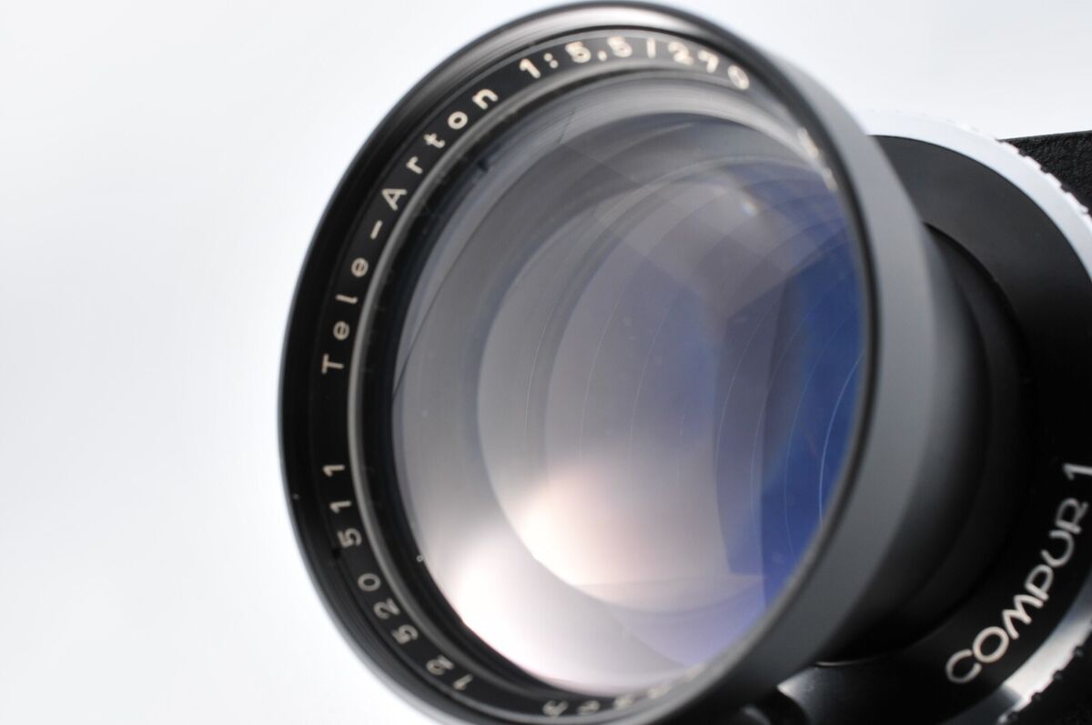 Schneider Kreuznach Tele-Arton 270mm F/5.5 Lens COMPUR 1 Schneider Kreuznach Tele-Arton 270mm F/5.5 Lens COMPUR 1