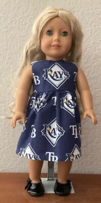 Tampa Bay Rays Dress for 18 Inch American Girl Doll FREE SHIPPING!!