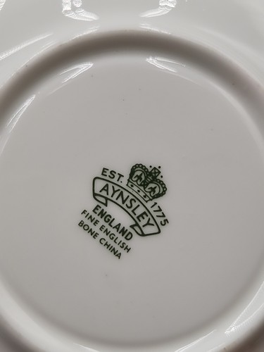 Aynsley Orchard Fruit Tea Cup & Saucer Red And Gold 2480 Signed D. Jones - Picture 13 of 23