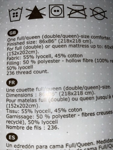 Ikea Stjarnbracka Comforter Warm Full/Queen 2120-519 New Maja Ganszyniec - Picture 4 of 6