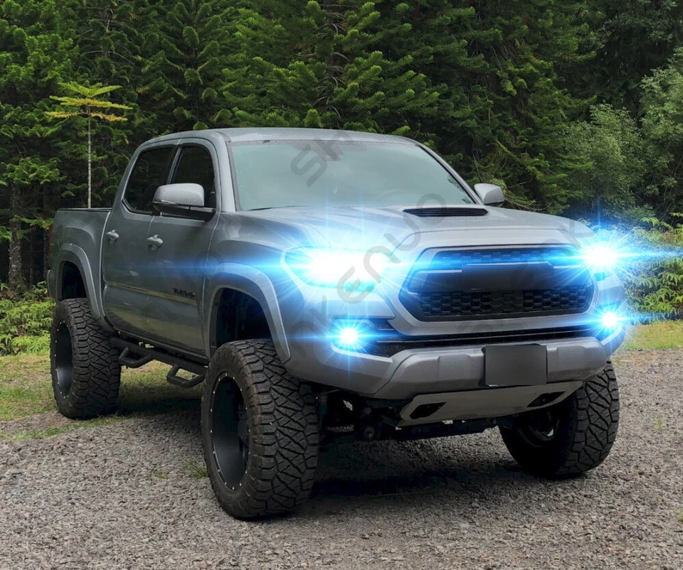 Combo de faros LED COB alto/bajo + luz antiniebla 8000 k para Chevrolet Impala 2006-2013 Foto 2 de 4