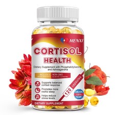 120 Pills Cortisol Supplement Magnesium Ashwagandha L-theanine - Relieve Stress
