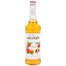 Monin Premium Peach Flavoring / Fruit Syrup 544SYPAR036A