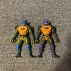 Lot of 2 Vintage TMNT Supermutants Donatello & Leonardo 1994 Playmates