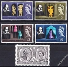 1964 Shakespeare Festival Set SG 646 - SG 650 Unmounted Mint MNH