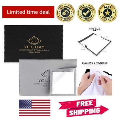 Ultimate Tarnish Remover: Extra Large Silver Polishing Cloth Set - 11''x14''