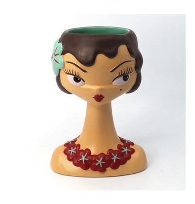 TIKI FARM TIKI MUG THE SEDUCTRESS CHALICE BY CLAUDETTE BARJOUD AKA MISS FLUFF