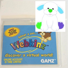 Webkinz Harmony Puppy Unused Virtual Code Physical Tag Will Ship No Plush HM630