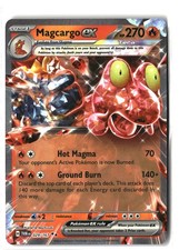 Magcargo ex Holo Double Rare Pokemon TCG SV06: Twilight Masquerade 029/167 NM