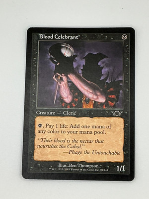 Blood Celebrant 64/145 - Legions - Magic: The Gathering - (LP/NM) Free Ship! MJB