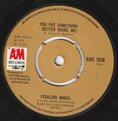 Stealers Wheel - You Put Something Better Inside Me - Used Vinyl Reco - E34z