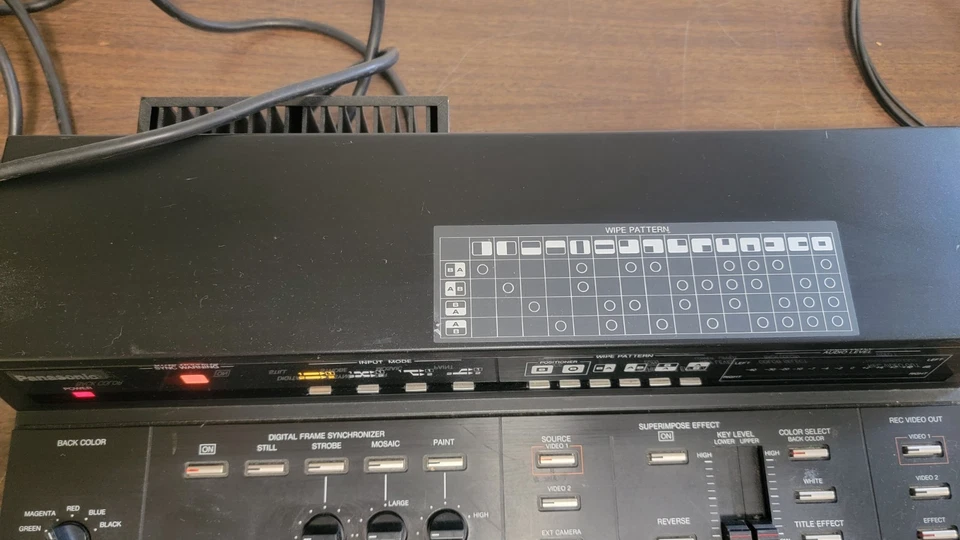 Panasonic WJ-MX10 Audio & Video Digital Production Mixer - Image 4 of 4