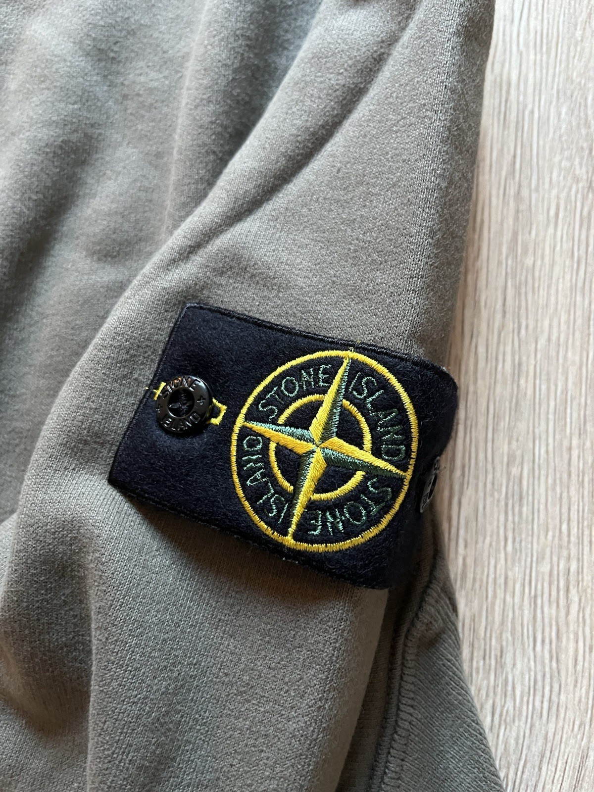 Stone Island Organic Cotton Sweatshirt - Mens Large - Military Green £300+ RRP image 4