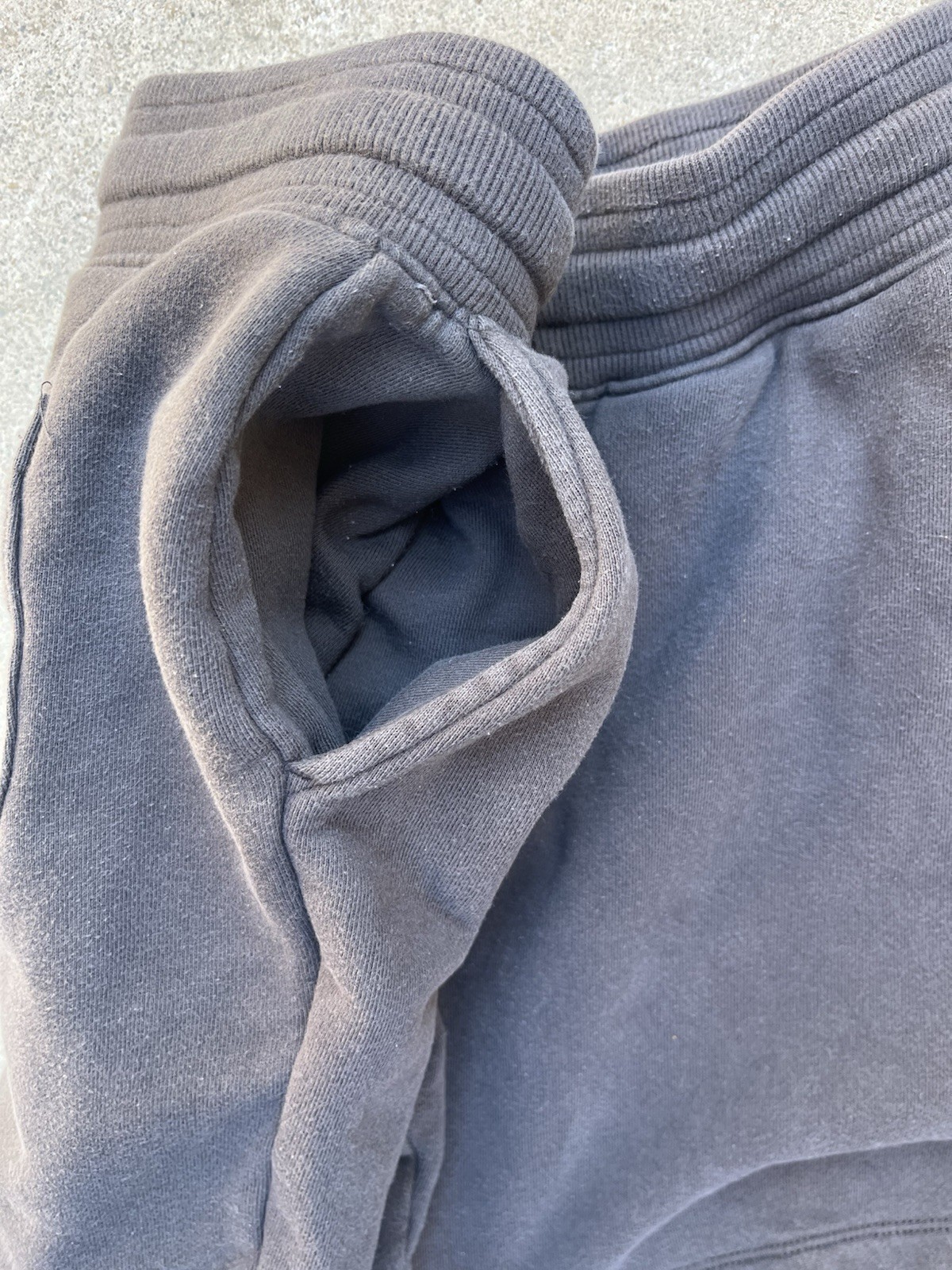 Men's Outerknown Shorts Gray Solid Stretch S Gym … - image 7