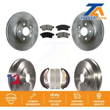 Disc Brake Rotors Semi-Metallic Pads And Drum Front Rear Kit For Chevrolet Sonic