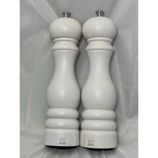 Peugeot Paris Salt & Pepper Mill Matte White 2 Pc Set 9” Paris