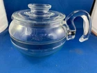 Vintage Pyrex Flame ware 6 Cup Teapot With Lid  8446B (LS)