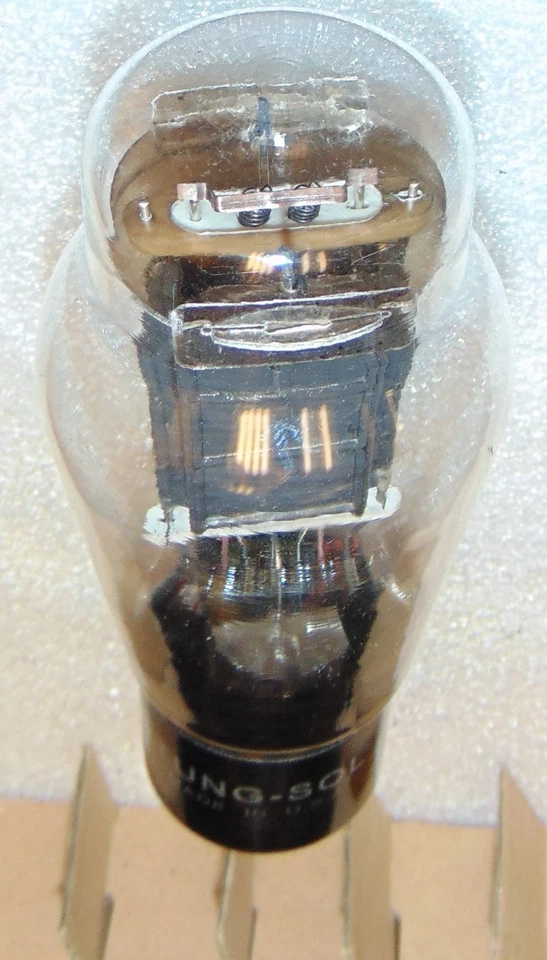 TUNG-SOL VT-25 NOS TUBE GIANT FOIL GETTER 210_UX-Triode = 10 = CV603 VINTAGE USA - Bild 2 von 4