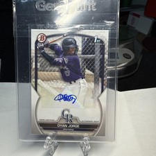 2023 Bowman - Paper Prospect Autographs Dyan Jorge #PPA-DJ (AU, RC)💥💥