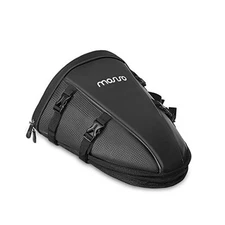  Motorcycle Tail Bag Multifunctional Waterproof Polyester Storage Saddle Bag, 