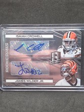 2014 Panini Spectra Football Dual Auto Isaiah Crowell/James Wilder 75/149 #246