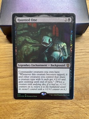 FOIL NEAR MINT! Haunted One / Heimgesuchter Baldurs Gate Background Mtg Mythic