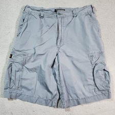 Vintage Polo Co Cargo Shorts Mens 36 Gray Military Surplus Skating Utility Baggy
