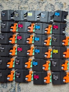 24 EMPTY BROTHER OEM Genuine Virgin EMPTY LC201 / 203 Ink Cartridges BW & Color