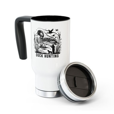 Duck Hunter Gifts for Men, Patriotic Flag Duck Hunt Mug