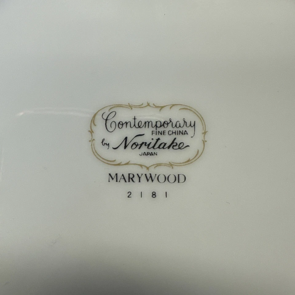 Noritake Marywood 2181 Patrón Contemporáneo Fino China Japón 1971-96 Foto 2 de 2