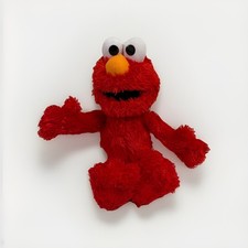 Sesame Street Elmo Plush Stuffed Animal Toy Doll Red Cute Soft Hasbro 9" 2013
