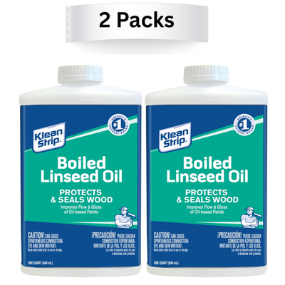 #ad 2 PACK Klean Strip Boiled Linseed Oil Qt. $14.25