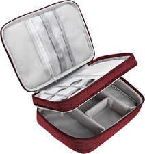 Compact Travel Electronics Organizer for Cords, Chargers Accessories