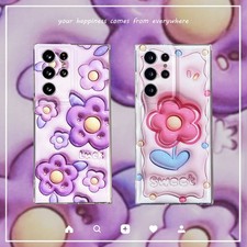 Flower Case For Huawei Honor Phone Cover Back Skin Luxury Fashion Women Girls